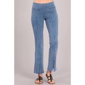 Chatoyant Mineral Wash Straight Fit Pants Lt. Denim Small